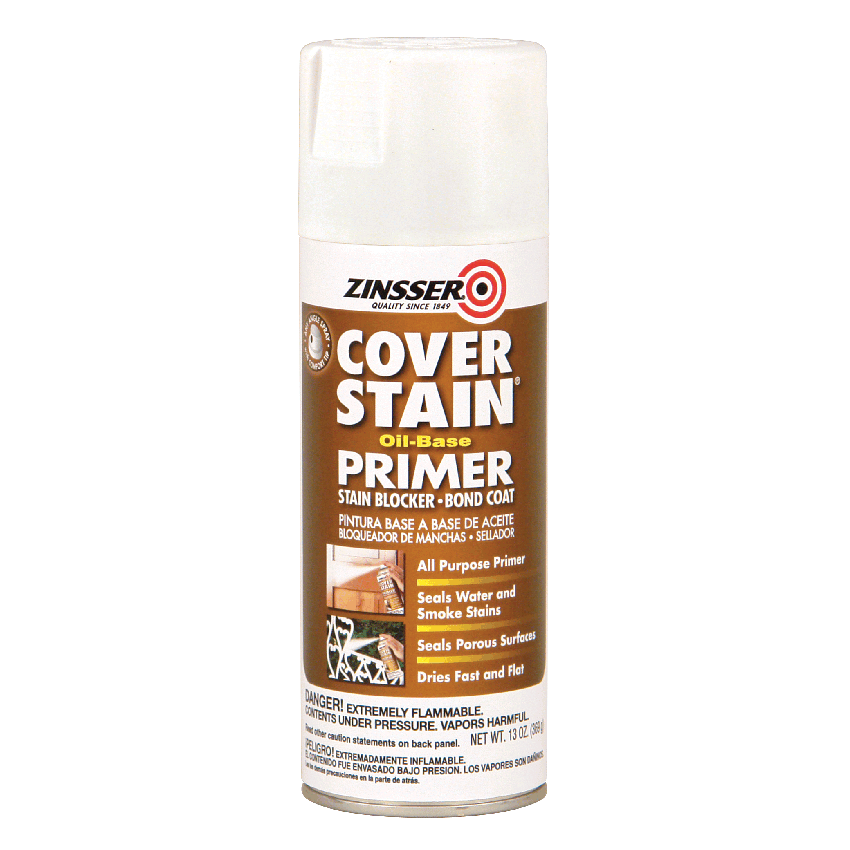 ZINSSER PRIMER COVERSTAIN SPRAY - 384ML