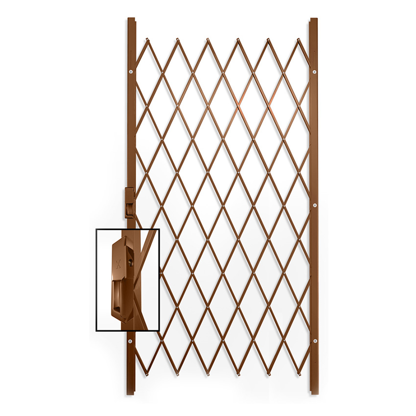 Saftidor Security Gate Type A - (840 x 2000mm) - BRONZE