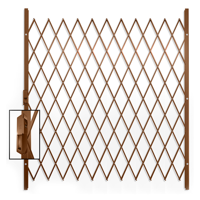 Saftidor Security Gate Type G - (1800 x 2000mm) - BRONZE