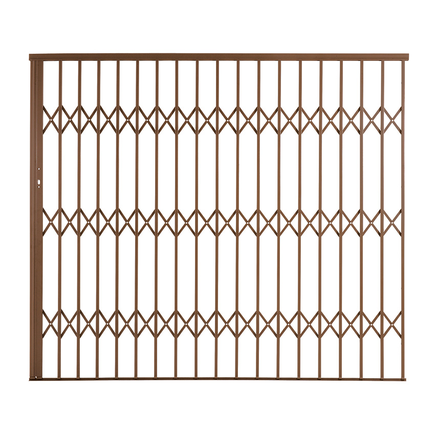 Aluglide Security Gate Type 25 - (2500 x 2150mm) - BRONZE