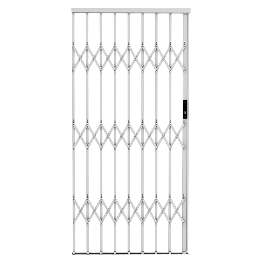 Aluglide Security Gate Type 10 - (1000 x 2150mm) - WHITE