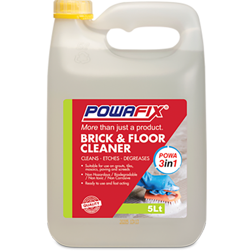 POWAFIX NON CORROSIVE BRICK AND FLOOR CLEANER - 5L