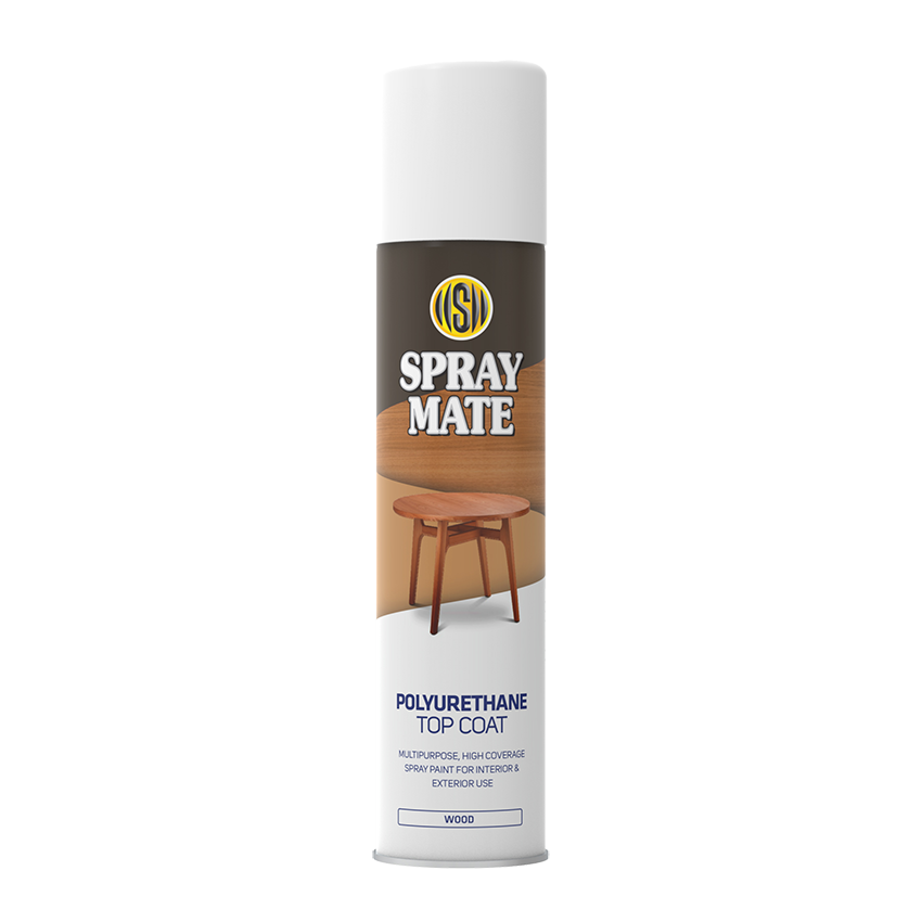 SPRAYMATE WOOD POLYURETHANE - 250ML - Clear Satin