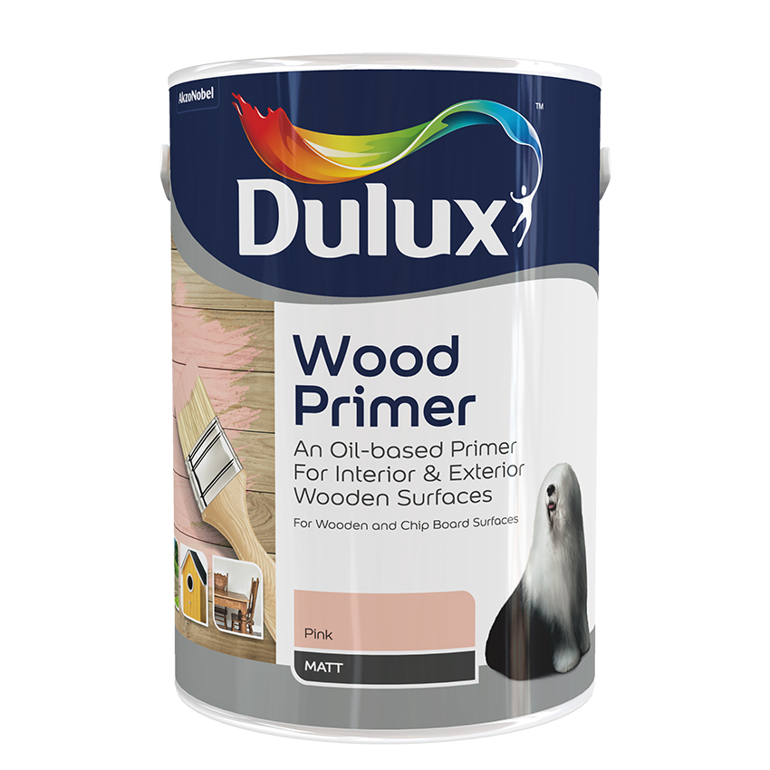 Dulux Primer For Wood - 5L - Pink