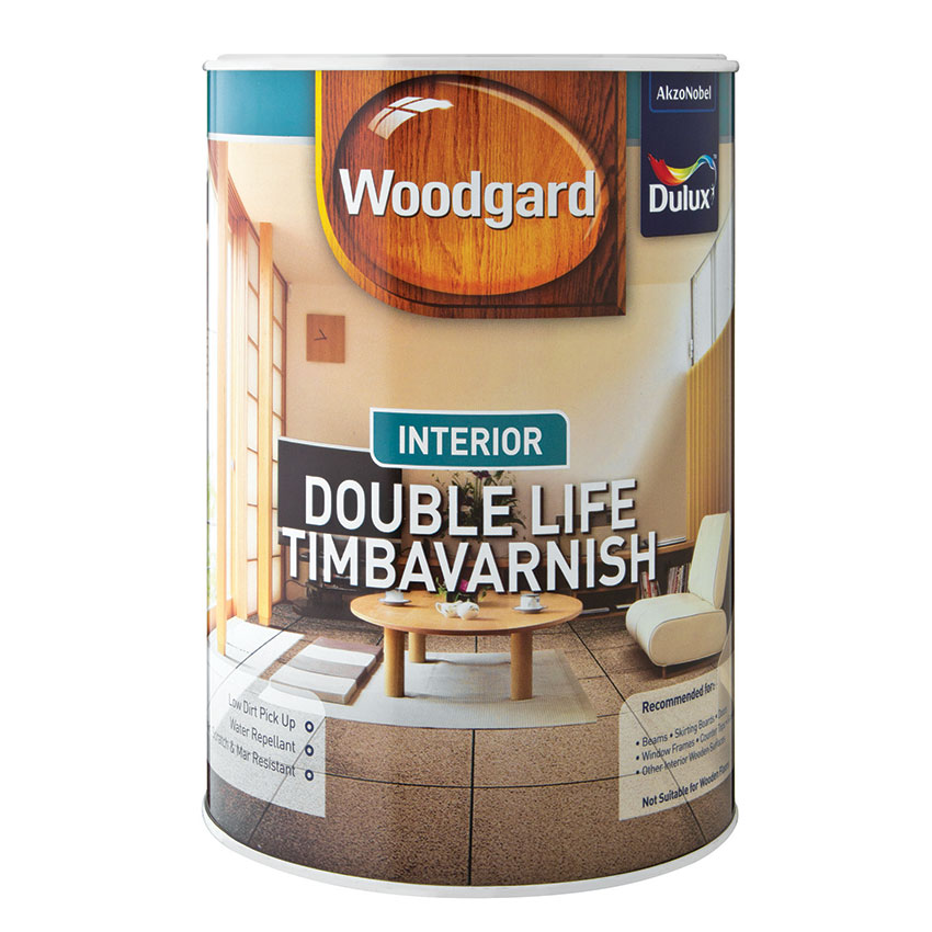 Dulux Woodgard Timbavarnish Interior D/Life - 5L - Clear - Gloss