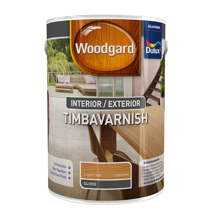 Dulux Woodgard Timbavarnish Interior/Exterior - 5L - Light