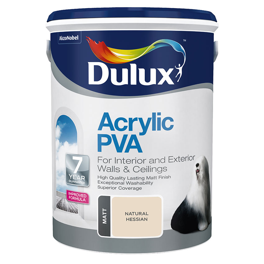 Dulux Acrylic PVA - 5L - Natural Hessian