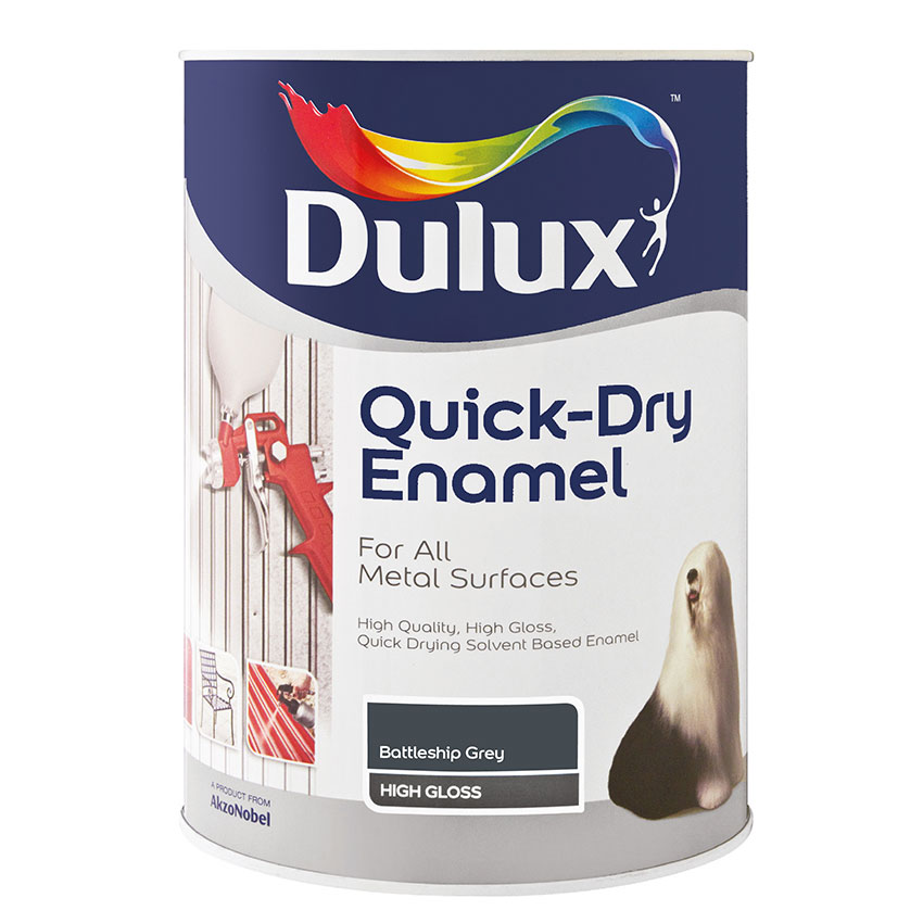 Dulux Quick Dry Enamel - 1L - Dry Battleship
