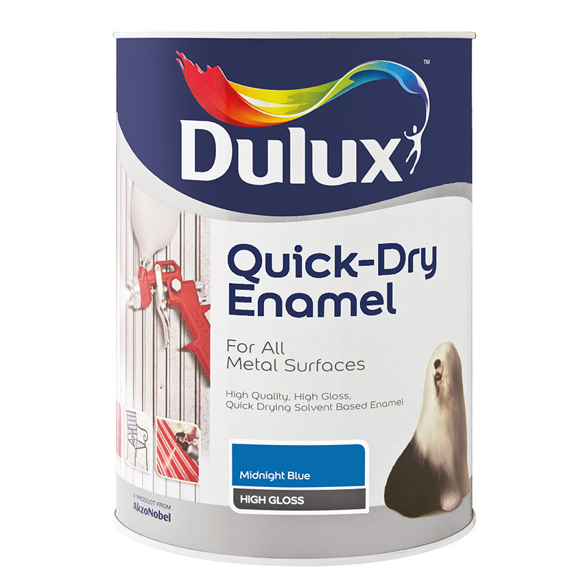 Dulux Quick Dry Enamel - 1L - Midnight