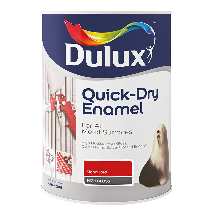 Dulux Quick Dry Enamel - 1L - Signal