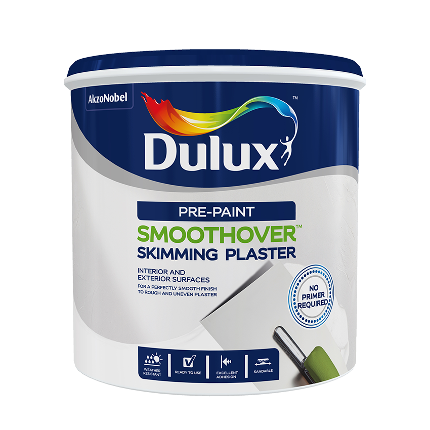 Dulux Prepaint Smoothover Interior/Exterior - 1.5KG - White