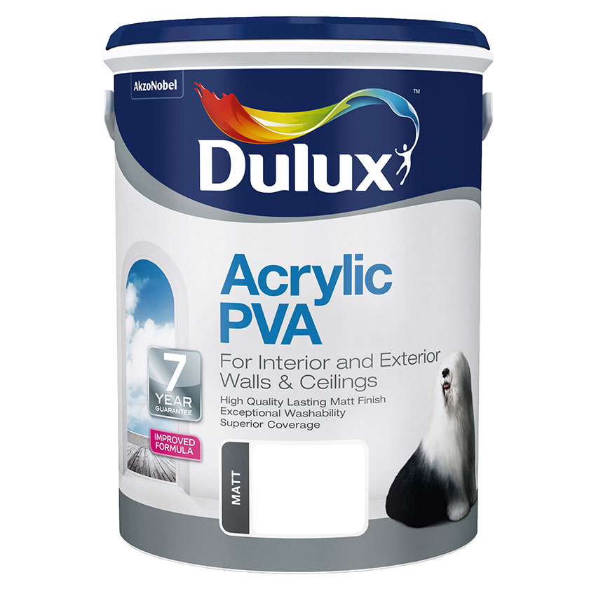 Dulux Acrylic PVA - 5L - Morning Orchid