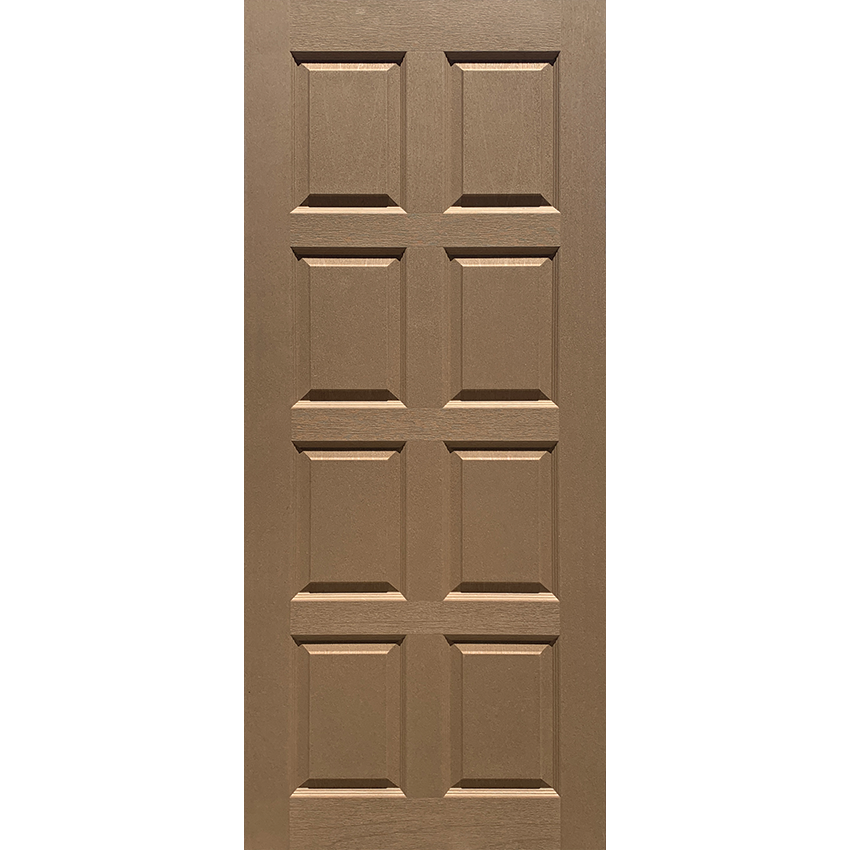 Swartland External Door-Embossed 8 panel Exterior door with exposed edges