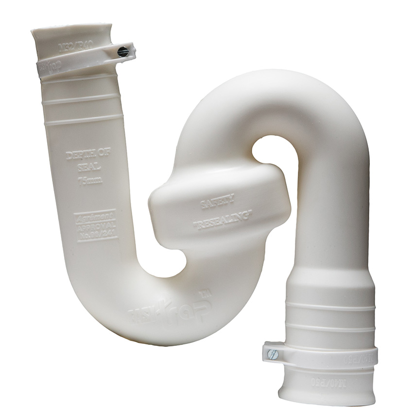 MARLEY PIPE SYSTEMS TRAP S 38X50MM WHITE