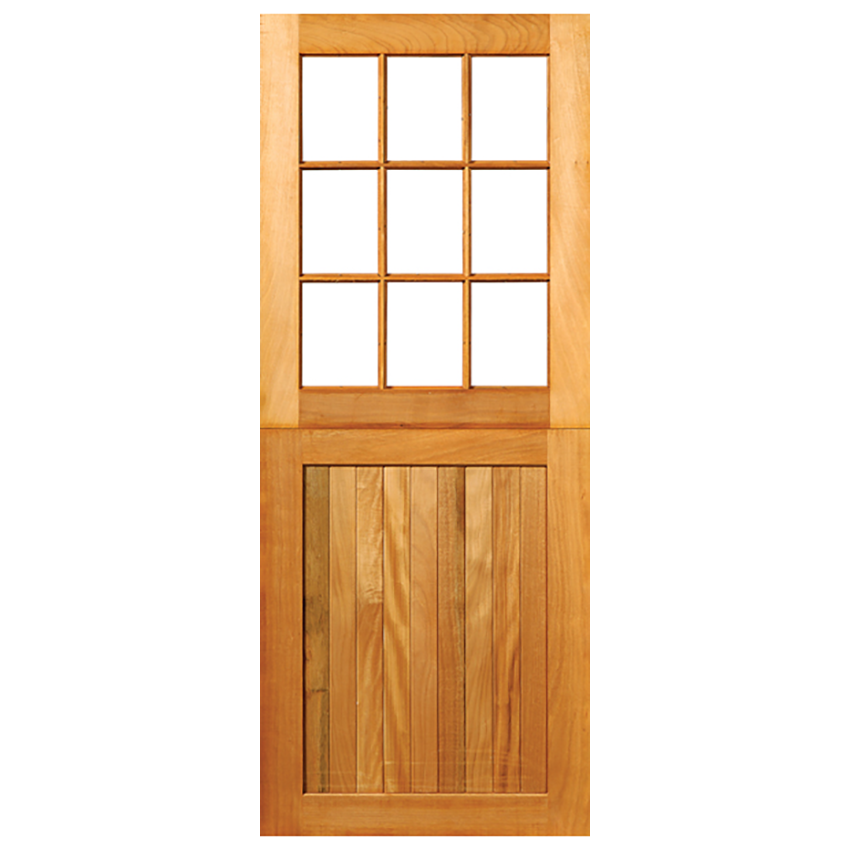 Swartland Door-Framed, ledged & battened bottom, small pane top, Stable, open in