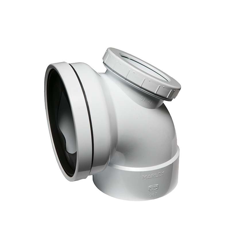 MARLEY PIPE SYSTEMS PAN COLLAR BEND 110MM