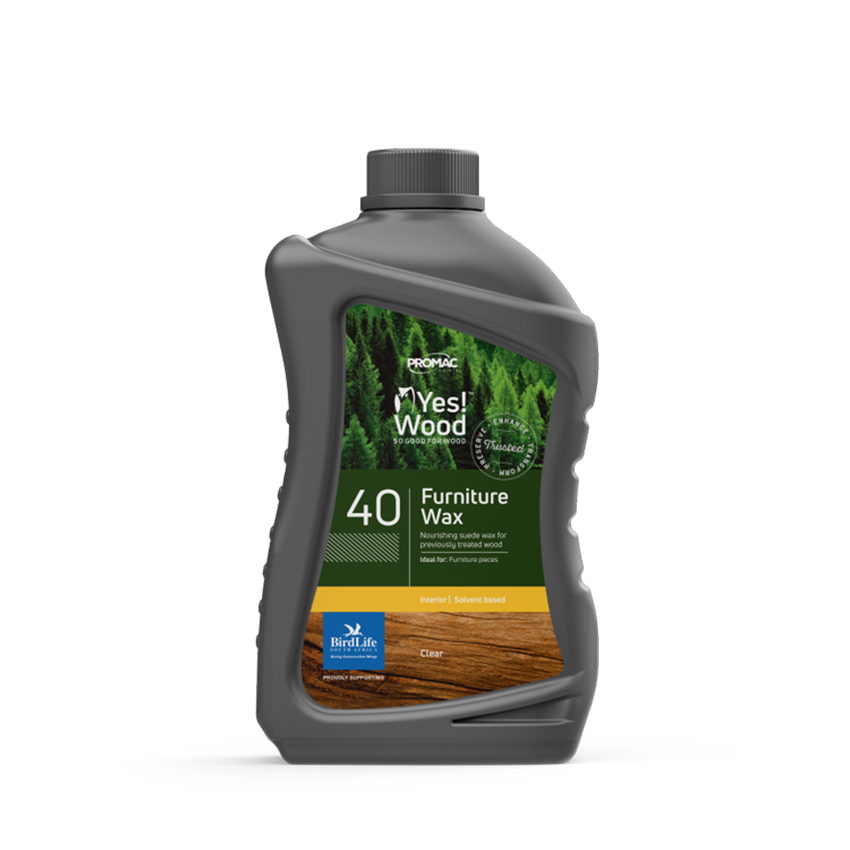 YES WOOD 40 FURNITURE WAX CLEAR 1L