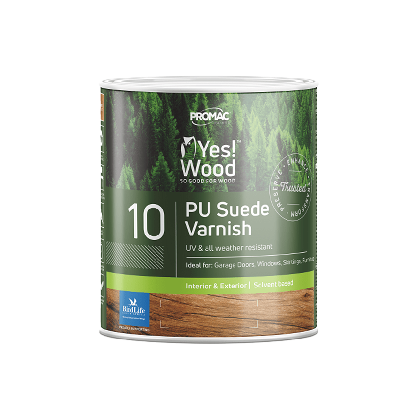 YES WOOD 10 PU SUEDE INT/EXT 1L - LIGHT OAK