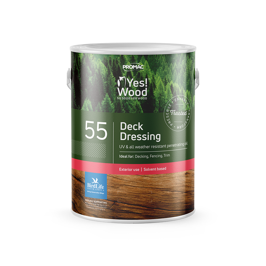YES WOOD 55 DECK DRESSING EXT 5L - MAHOGANY