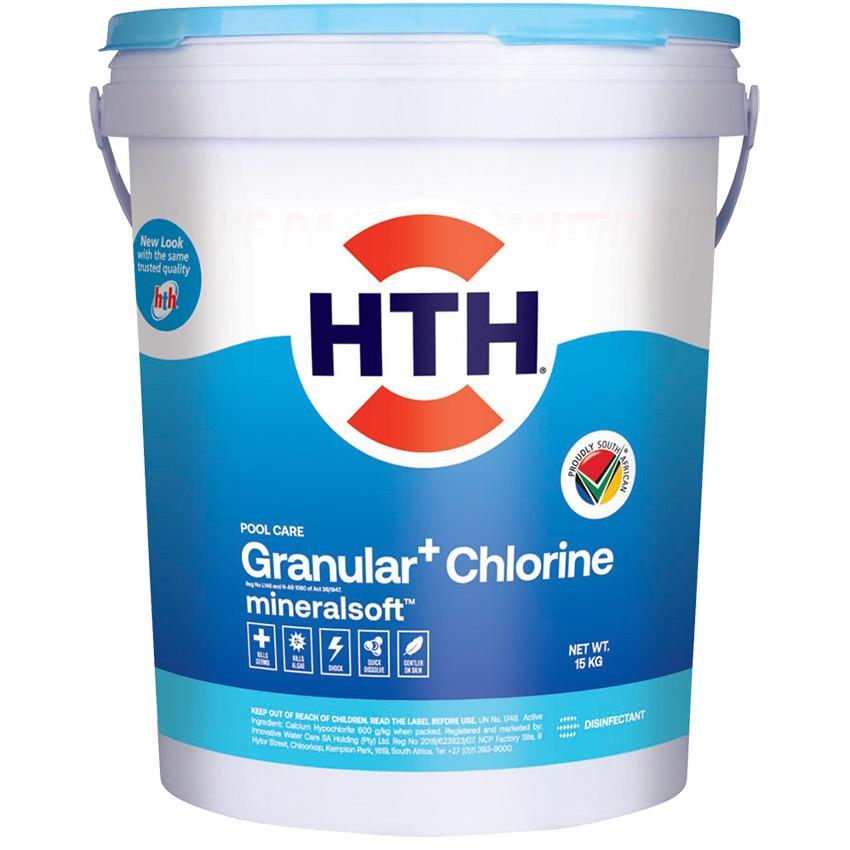 HTH Granular+ Mineralsoft Pool Chlorine - 15KG
