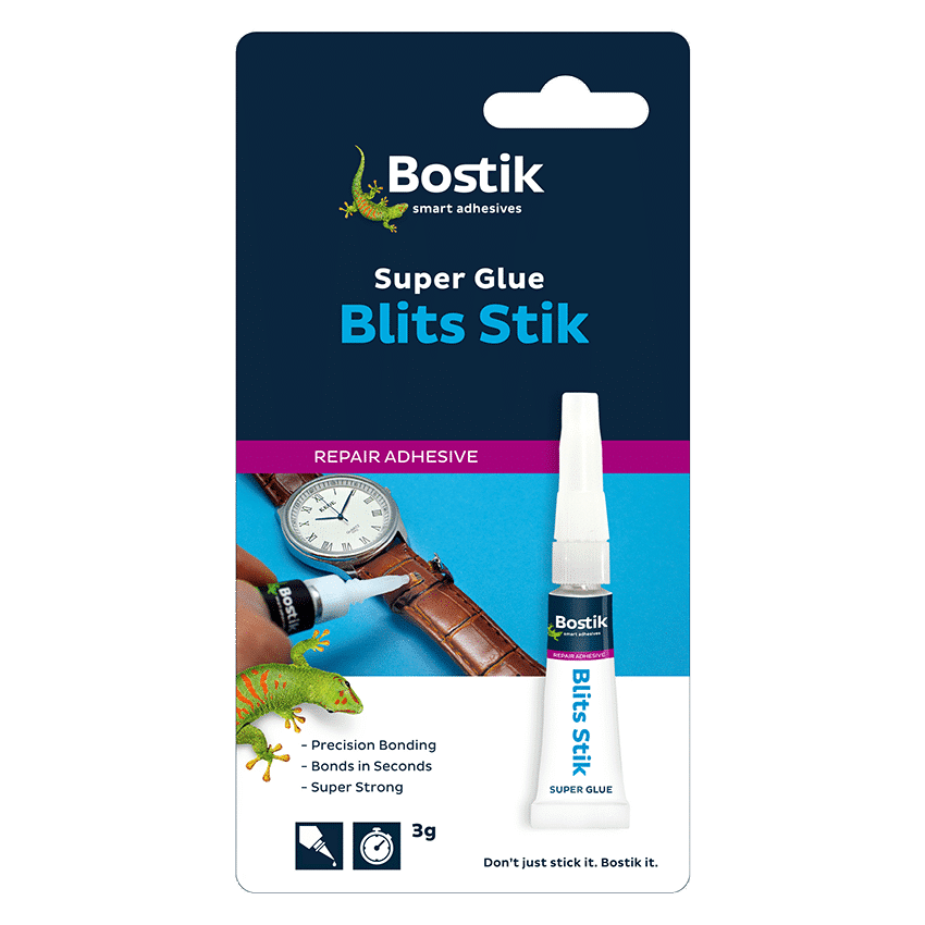 BOSTIK ADHESIVE BLITS STIK SUPER GLUE 3G