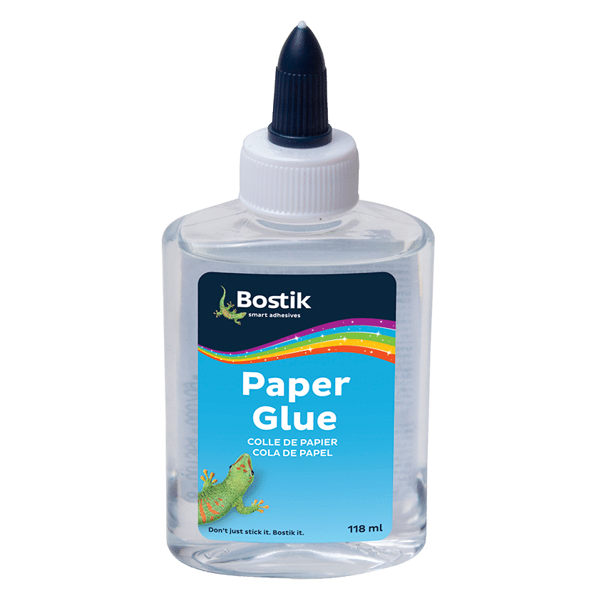 BOSTIK PAPER GLUE CLEAR 118ML