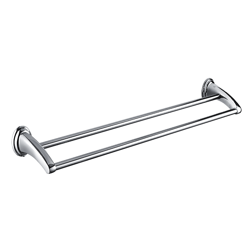 Bay Double Towel Rail Chrome 600mm