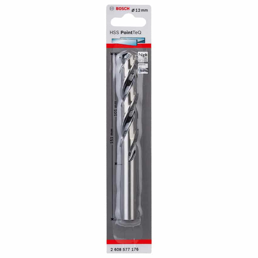 BOSCH BIT DRILL HSS POINTTEQ METAL 12.0MM