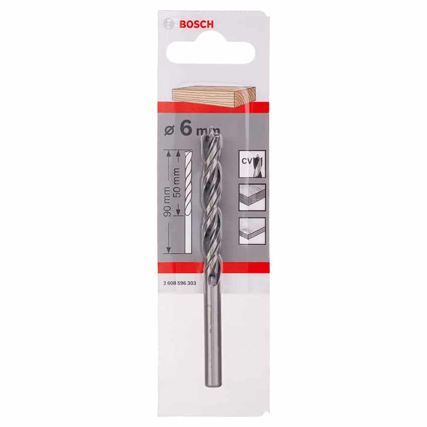 BOSCH BIT DRILL BRAD POINT WOOD 6X57X93 6MM
