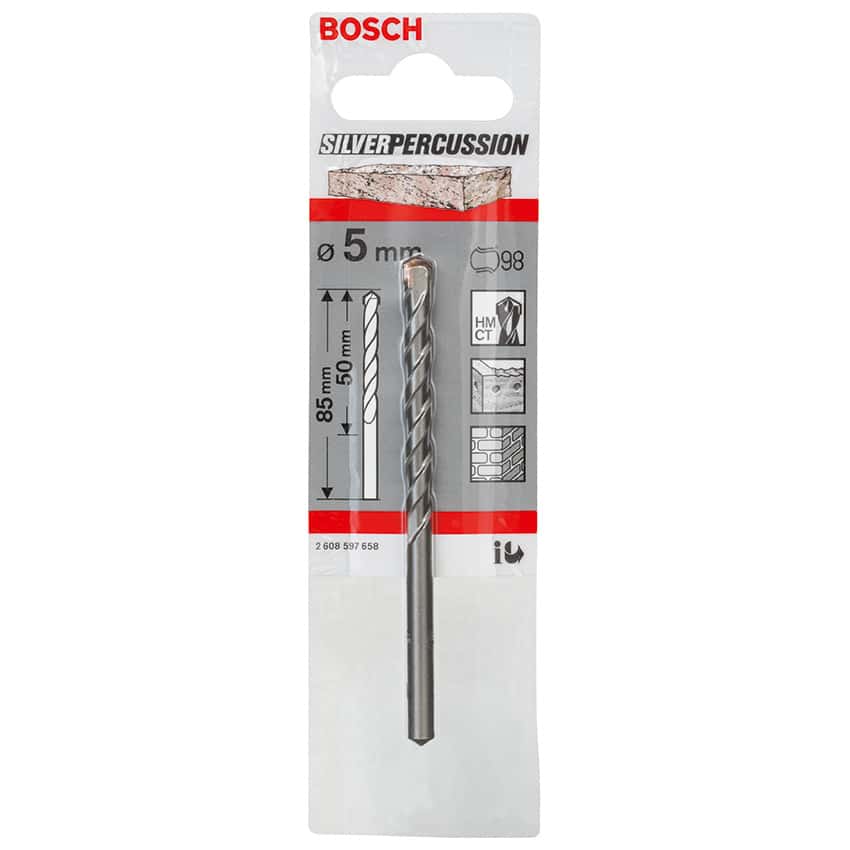BOSCH BIT DRILL 5X50X85MM 4.5MM CYL-3