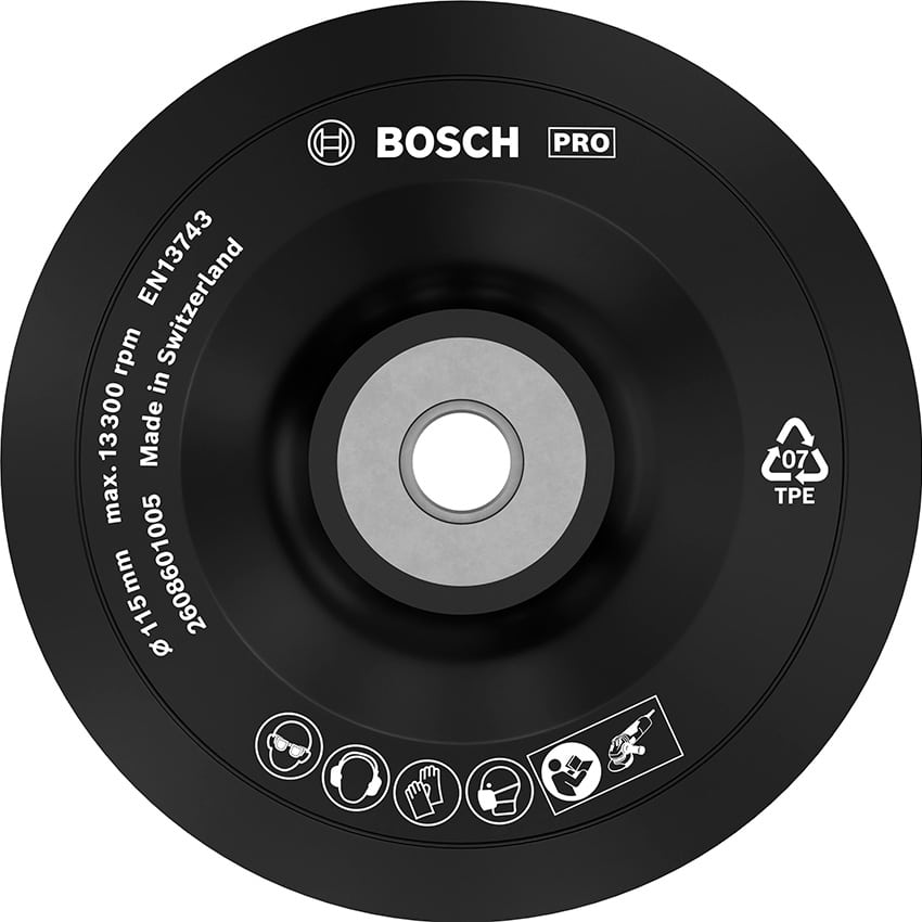 BOSCH BACKING PAD ACC 115MM