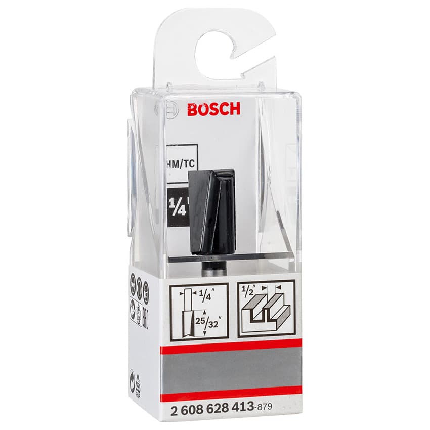 BOSCH BIT ROUTER STRAIGHT 1/4IN 12.7X19.5X51MM