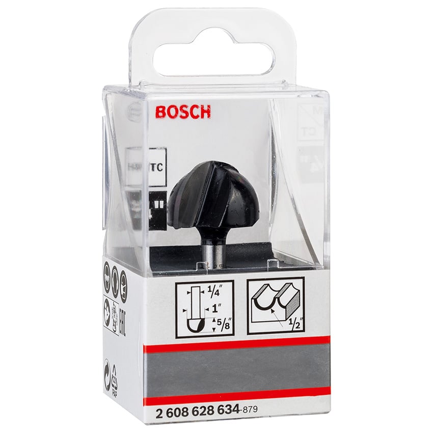 BOSCH BIT ROUTER CORE BOX 1/4IN 15.6X49MM
