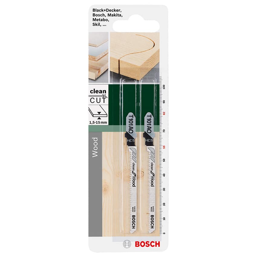BOSCH BLADE JIGSAW HCS WOOD T 101 AO CLEAN