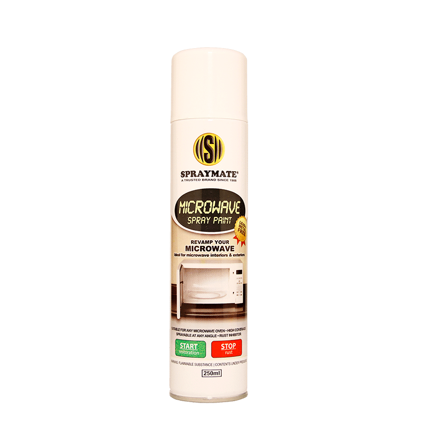 SPRAYMATE ARTISTIC MICROWAVE - 250ML - WHITE