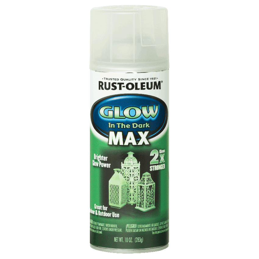 RUST-OLEUM GLOW IN THE DARK MAX SPRAY - 283G
