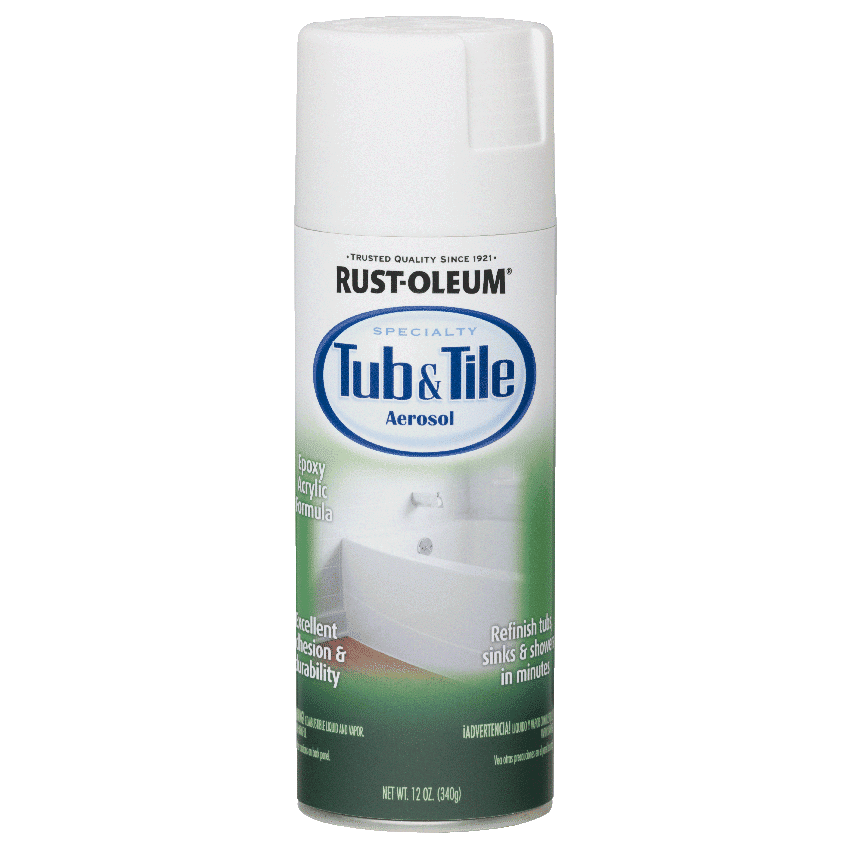 RUST-OLEUM TUB AND TILE AEROSOL - 340G - WHITE