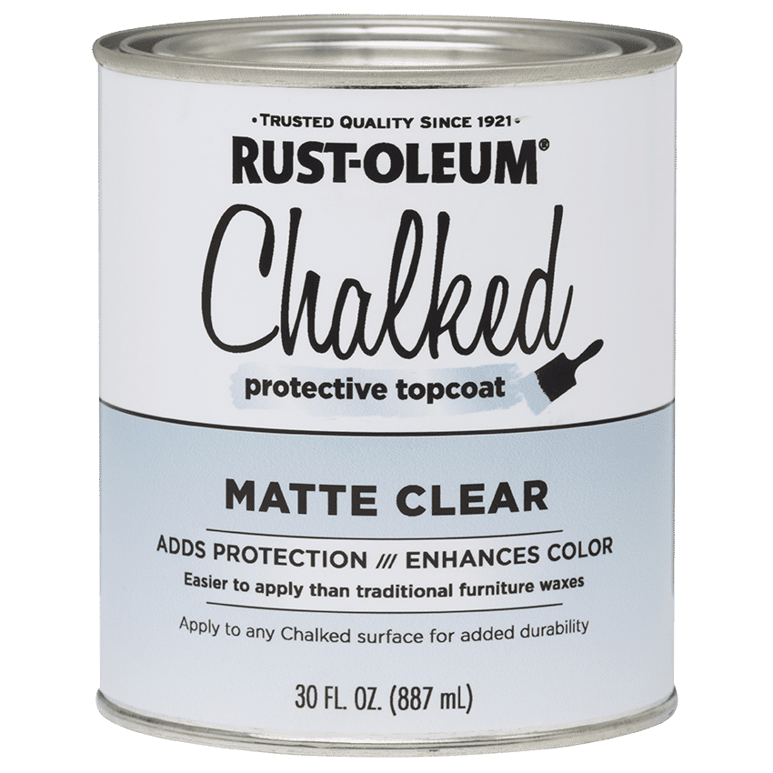 RUST-OLEUM CHALKED PAINT TOPCOAT - 887ML - MATT CLEAR
