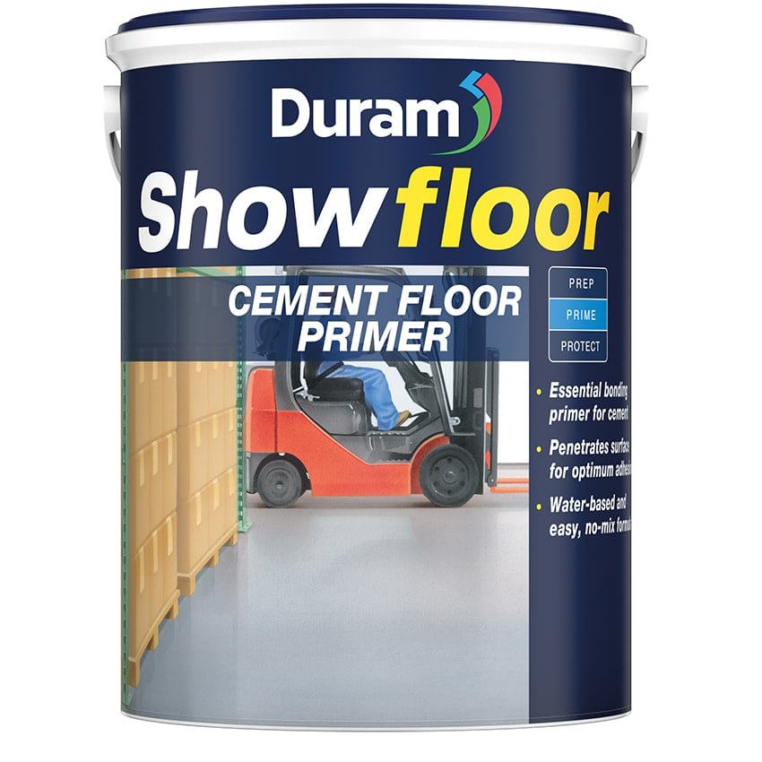DURAM SHOWFLOOR CEMENT FLOOR PRIMER CLEAR 5L