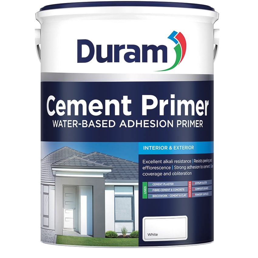DURAM CEMENT PRIMER 5L WHITE