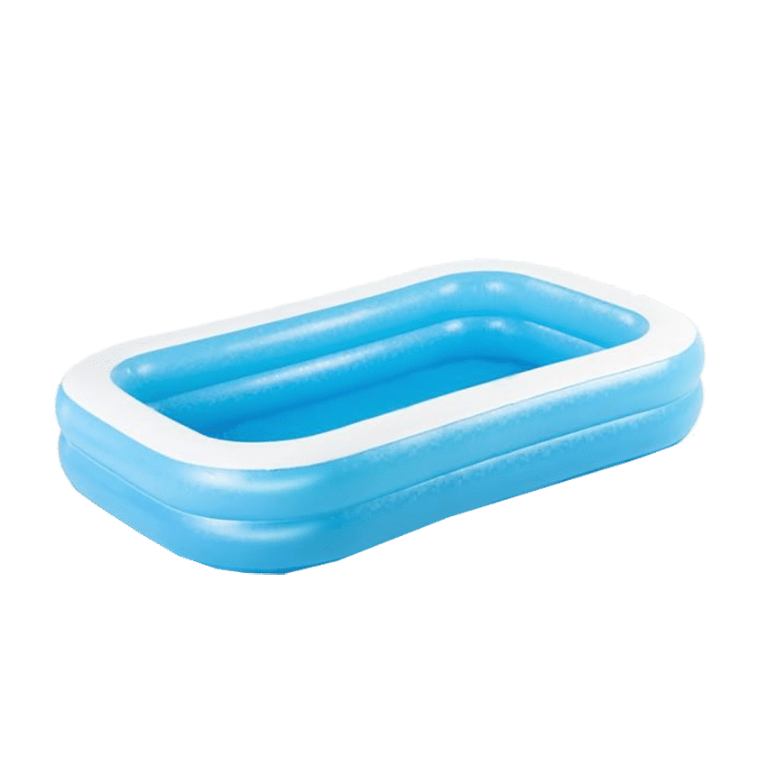 BESTWAY DELUXE RECTANGULAR POOL - 269CMX175CMX51CM 778L - BLUE