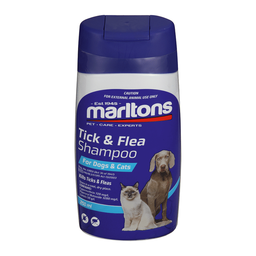 Marltons Tick & Flea Shampoo 250Ml (Dogs & Ca