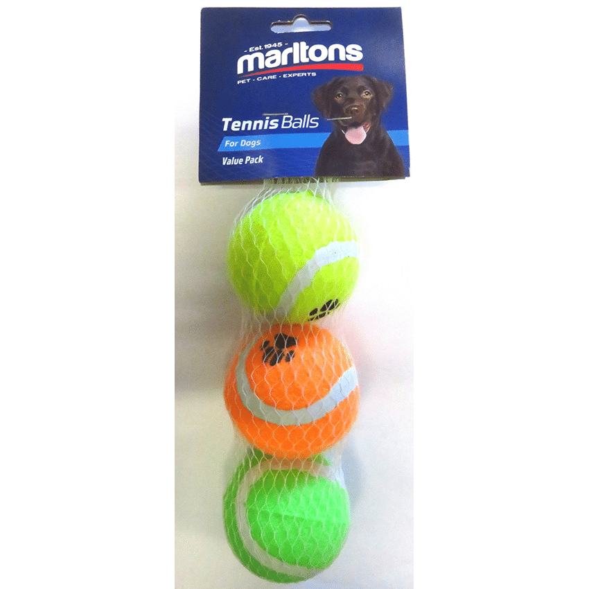 Marltons Three Pack Tennis Balls