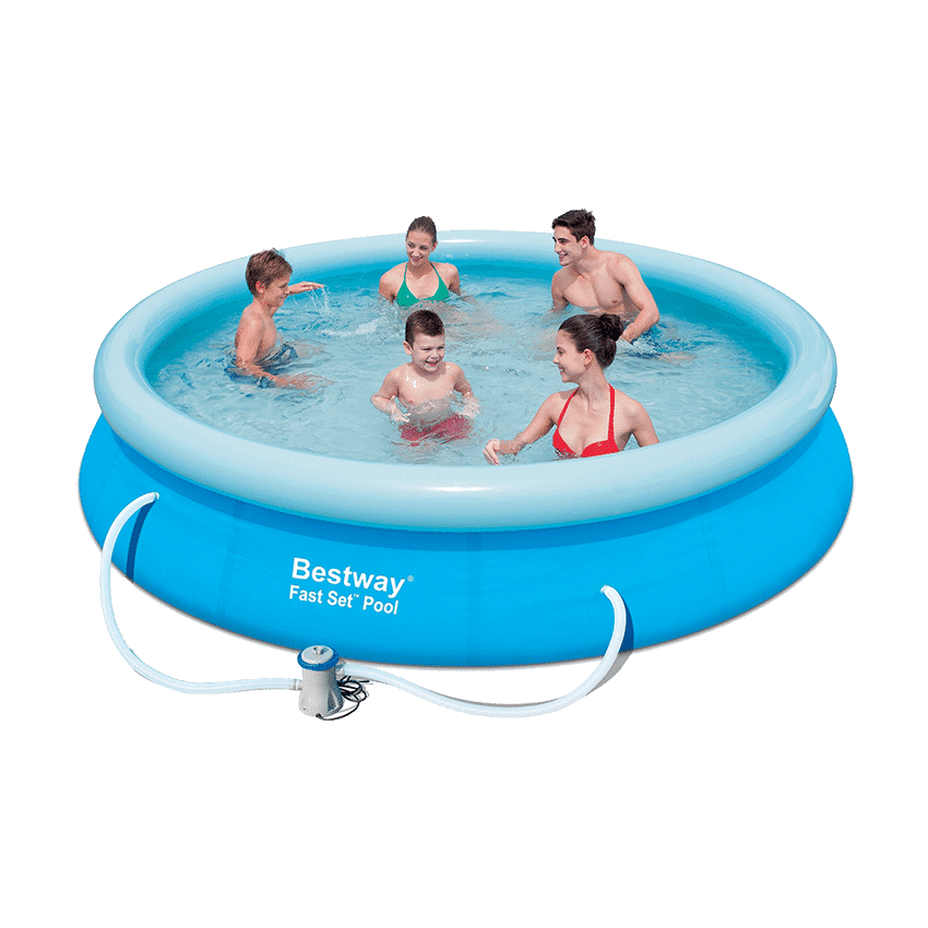 BESTWAY FAST SET POOL - EXLUDES PUMP & FILTER - 366CMX76CM 5377L - BLUE