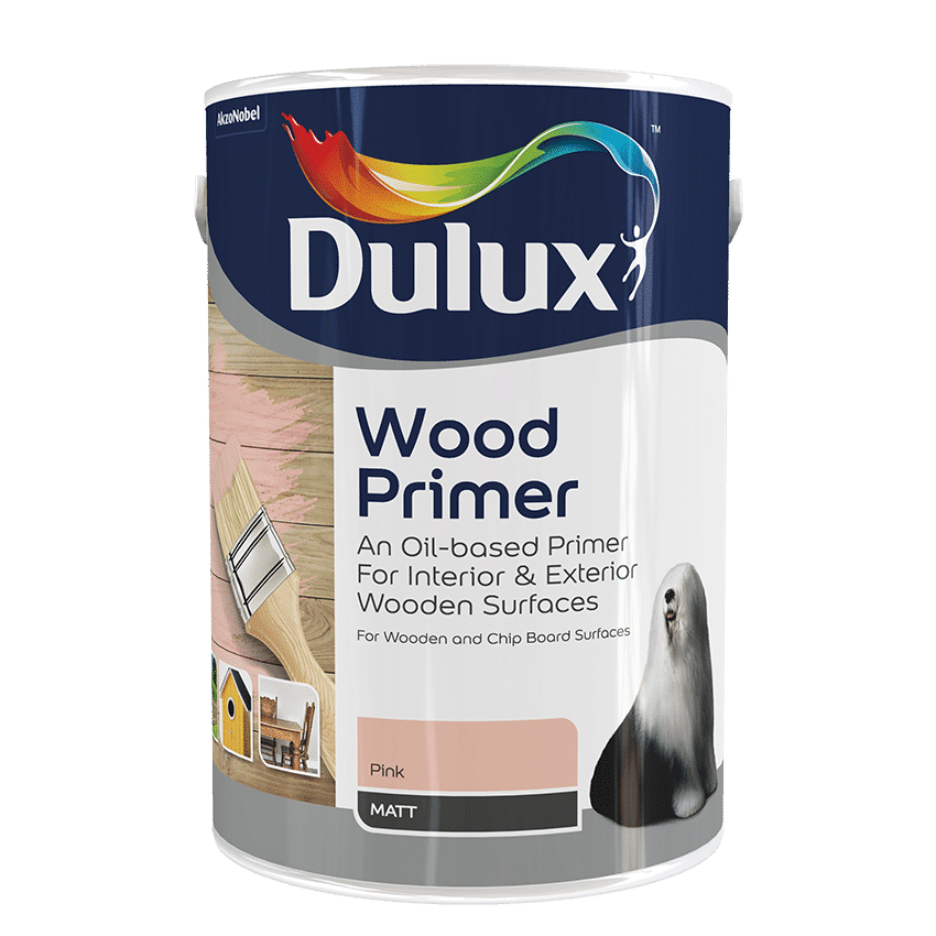 Dulux Primer For Wood - 5L - Pink