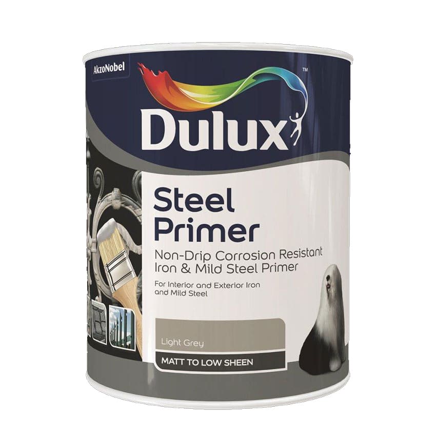 Dulux Primer For Steel - 1L - Light Grey