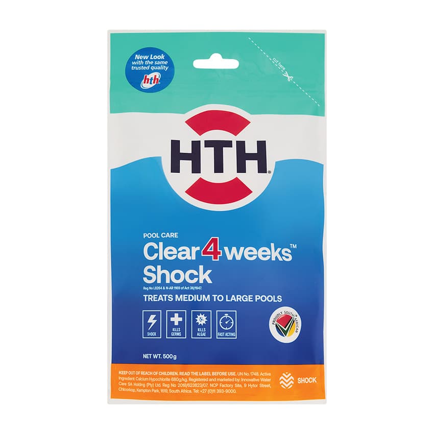 HTH Clear 4 Weeks Shock Treatment 500g