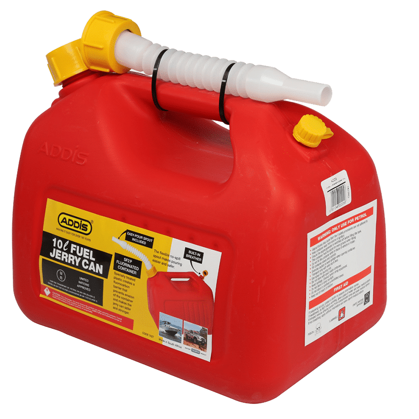 ADDIS RED 10L FUEL JERRY CAN