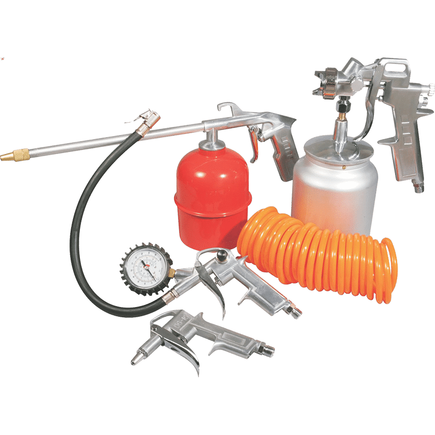 MATAIR SPRAYGUN WITH 5 PIECE ACCESSORY KIT
