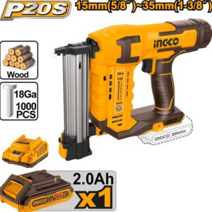INGCO BRAD NAILER CORDLESS LITHIUM-ION 20V